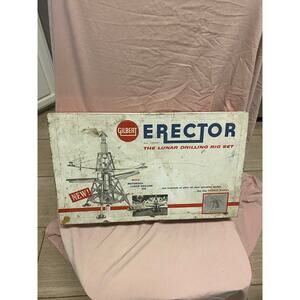Vintage AC Gilbert Erector Lunar Drilling Rig Set